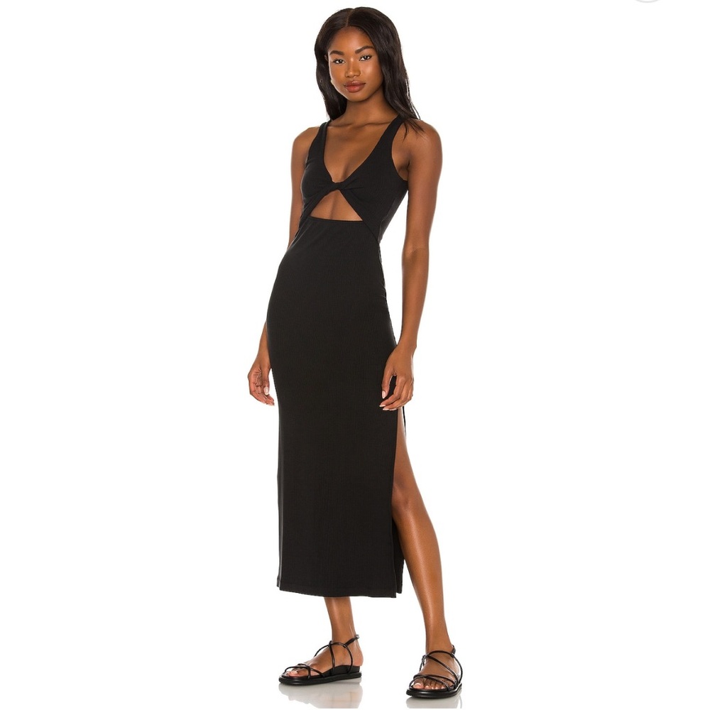 L*Space Nico Backless Black Dress
